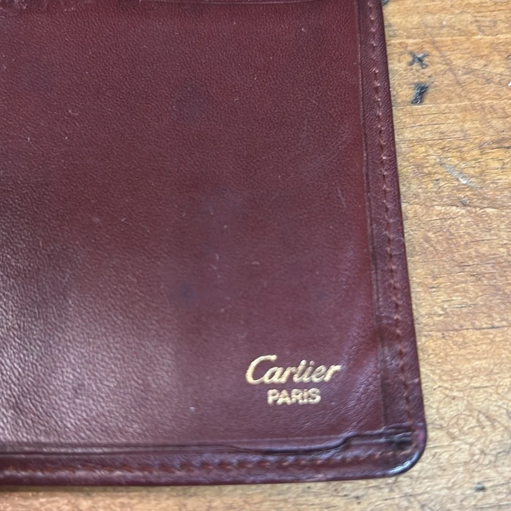 Cartier Bordeaux Long Wallet